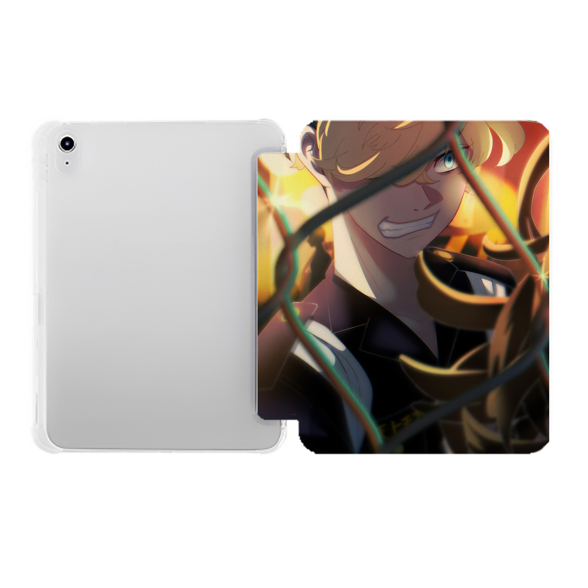 （画像用） 東京リベンジャーズ Tokyo Revengers IPad ケース ペン収納付き 三つ折りスタンド PUレザー×シリコン 対応機種9.5/10.5/10.9インチ